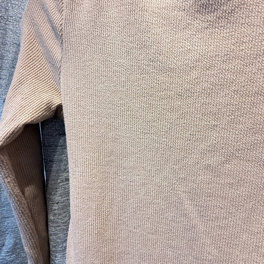 SHEIN Tan Ribbed Knit Top - Picture 5 of 6